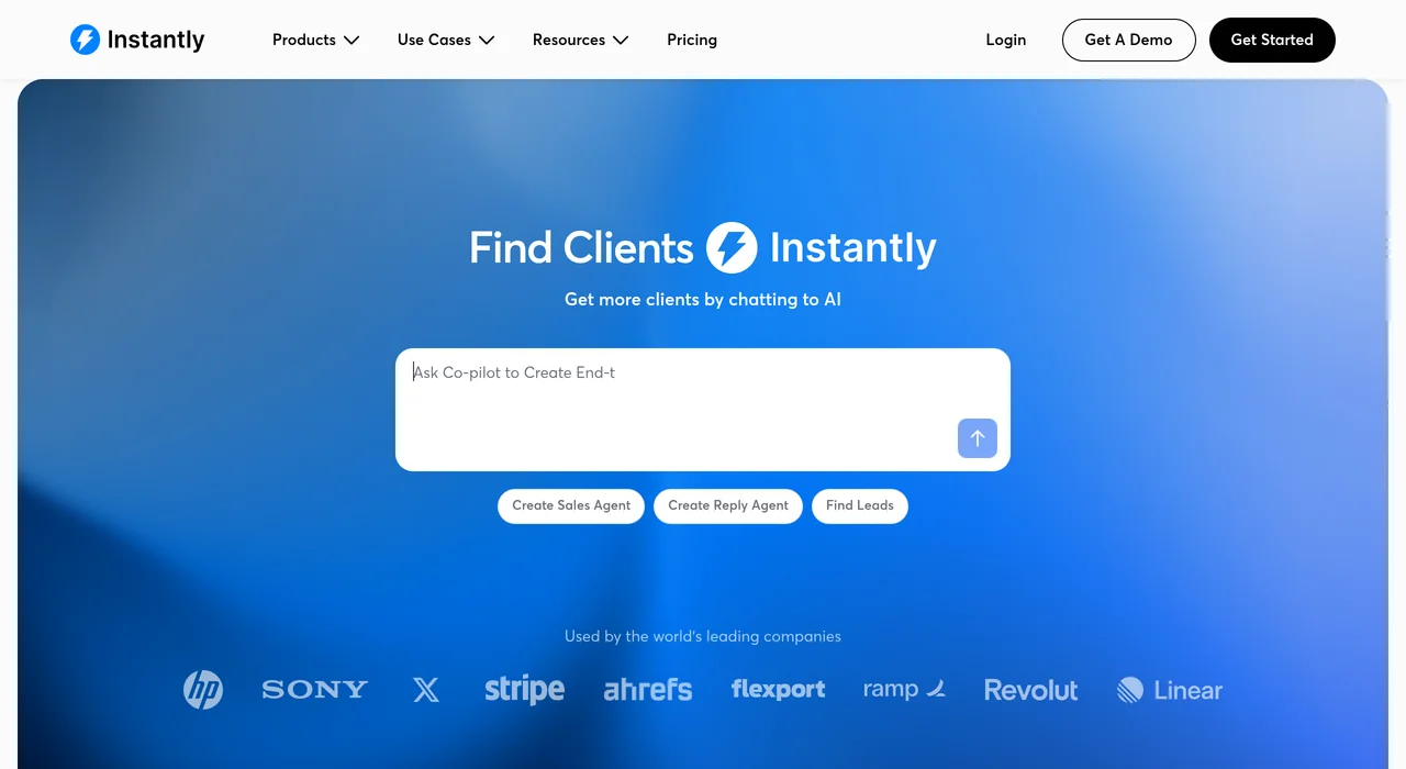 Instantly.ai cold email outreach platform