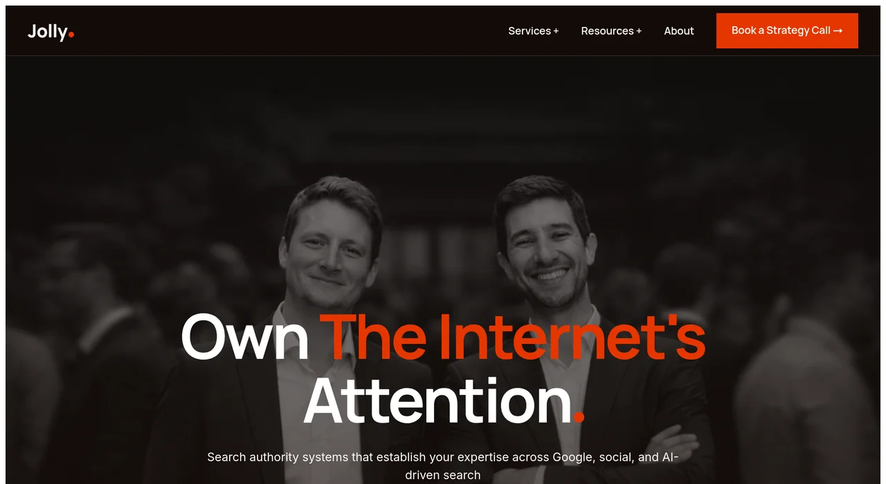 Jolly SEO unlinked mention outreach page