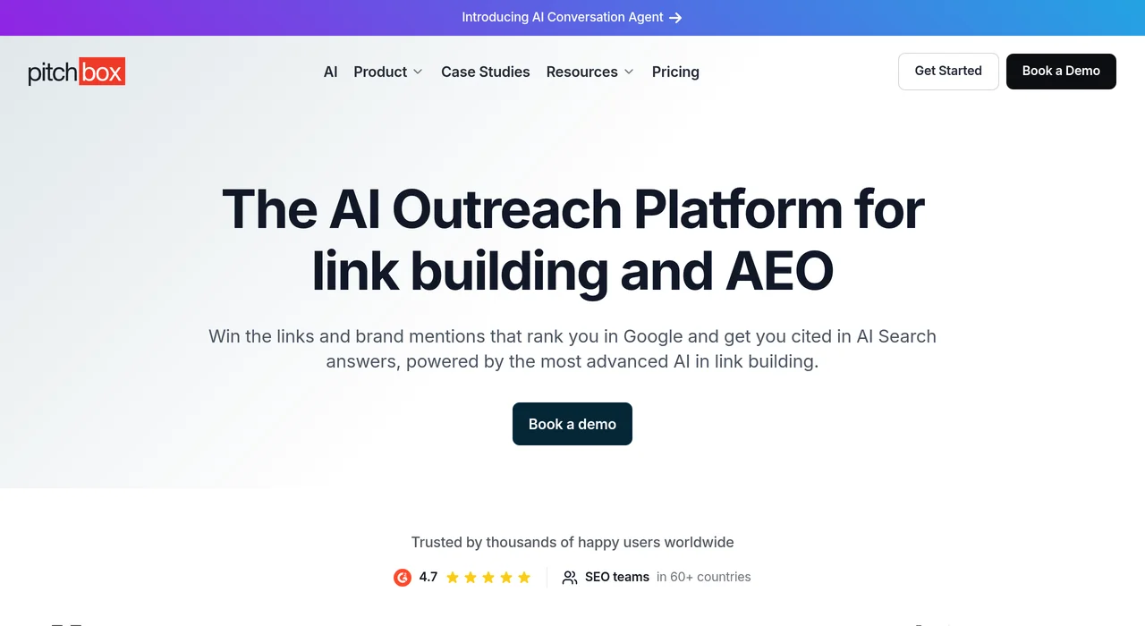 Pitchbox link building outreach platform