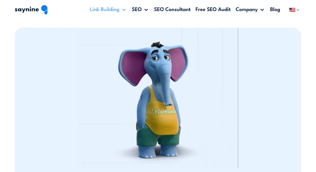 SayNine listicle placement service page