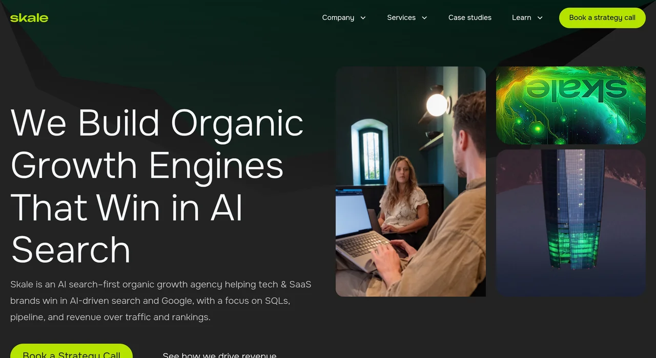 Skale homepage