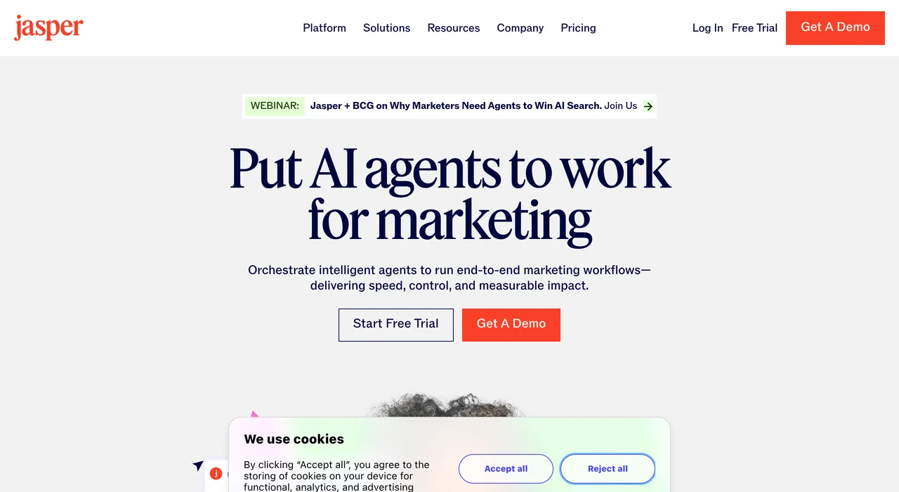 Jasper AI writing assistant