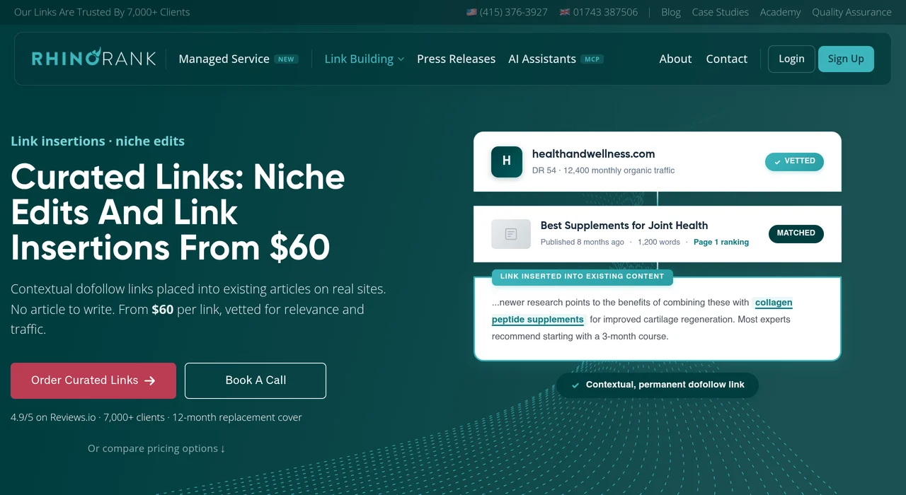 Rhino Rank curated links page