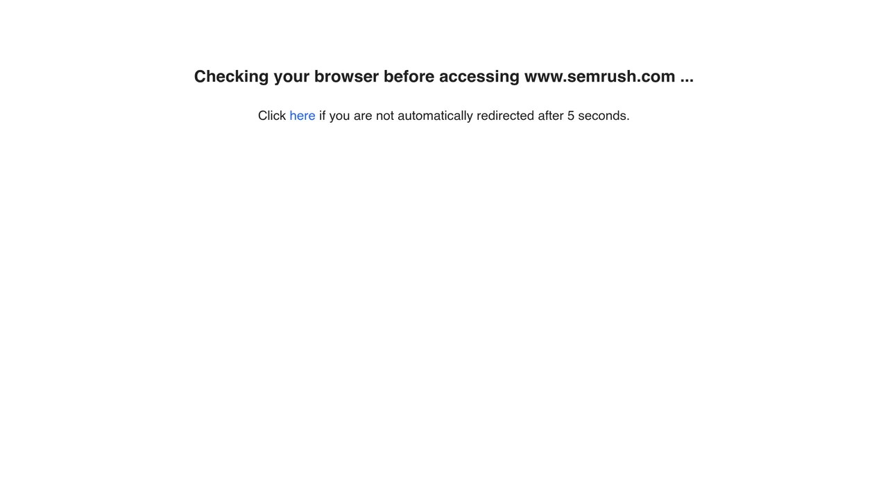 Semrush backlink analytics dashboard